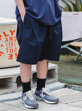 #DK08日系夏季百搭Cityboy风裤子男工装宽松直筒休闲五分短裤