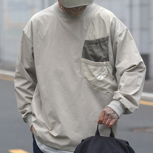 PROPCELL长袖户外山系口袋T恤