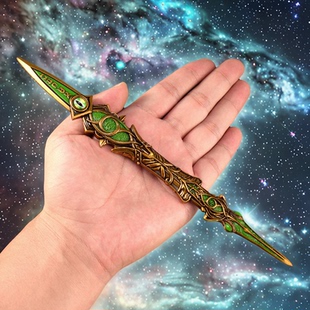 斗罗兵器霍雨浩生灵守望魂导器金属武器兵器模型手办动漫小刀玩具