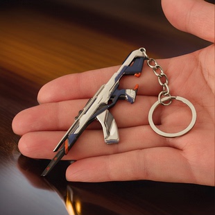 无畏契约周边暴徒猎户之星金属小枪合金模型钥匙扣挂件小礼物手办