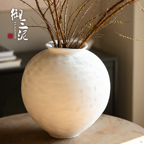 干花客厅陶瓷景德镇禅意