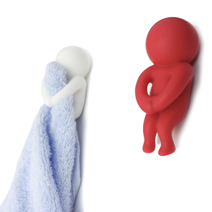 以色列Monkey 小男孩羞羞毛巾夹创意遮挡毛巾夹挂钩粘贴 Business