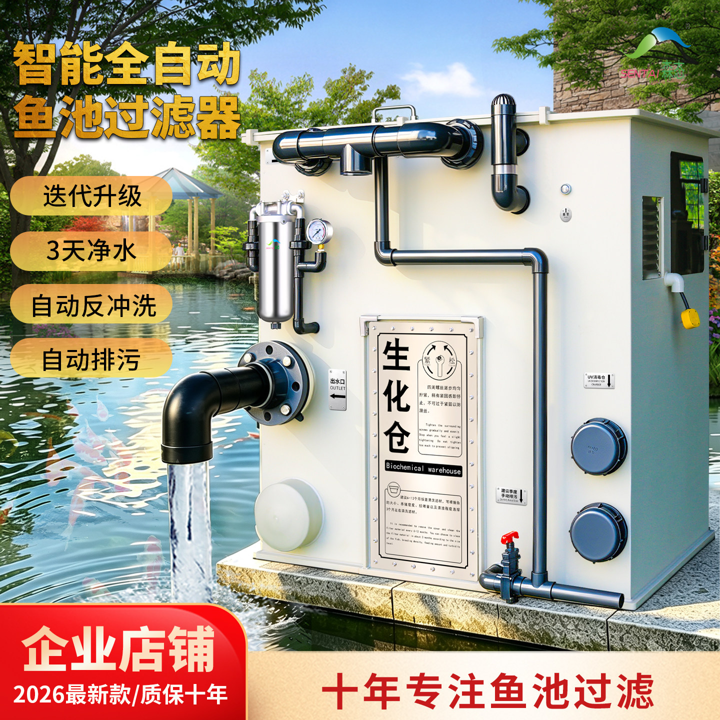 森态智能全自动过滤器免清洗图片