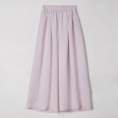 国风显瘦长裤 彩通正绢裙裤 宽松新中式 新款 松紧腰百搭2026春夏季