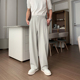 男垂坠感高级感裤 直筒休闲西裤 子韩版 宽松款 Hualun夏季 阔腿裤 薄款