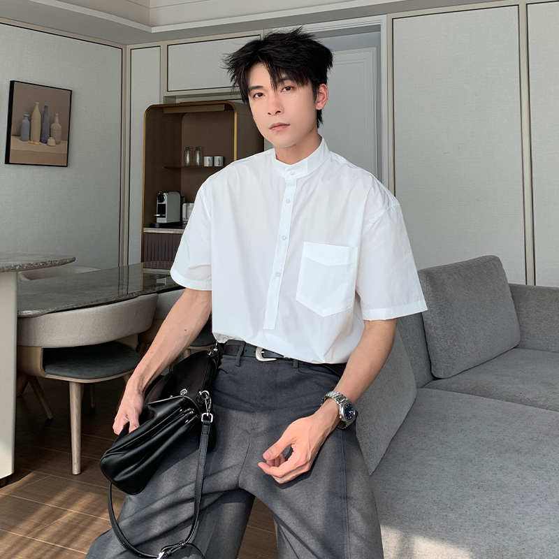 Hualun夏季男士衬衫短袖