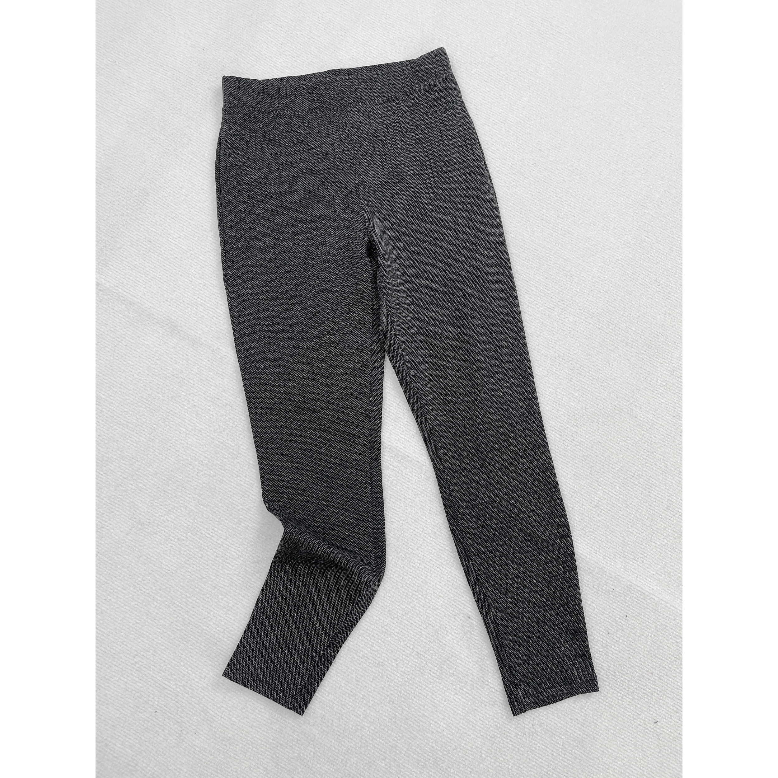 E5002人字纹舒适休闲裤2025秋季新款女士日常款显瘦时尚长裤