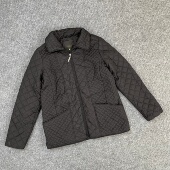 时尚 K6031轻盈保暖菱格女棉衣2025新款 冬季 绗缝拉链棉服外套