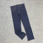 休闲长裤 E6099外贸新款 显瘦百搭时尚 水洗女牛仔裤 自然腰日常款