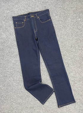 E6099外贸新款自然腰棉质水洗女牛仔裤显瘦百搭时尚休闲长裤