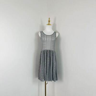 K1044外贸新款女装镂空蕾丝背心裙韩版中长款内搭吊带裙打底裙