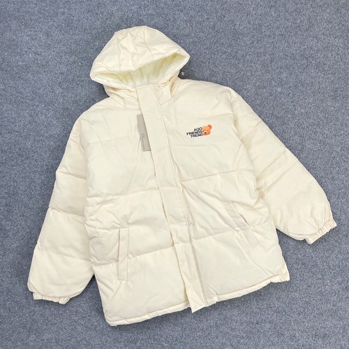 E8012冬季新款加绒加厚连帽棉服青少年宽松面包服休闲棉衣外套