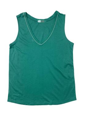 C7073外贸新款女装V领无袖上衣纯色薄款外穿内搭基础款百搭背心