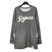 B8051日单新款 女圆领字母毛巾刺绣抓绒上衣学生保暖休闲套头卫衣