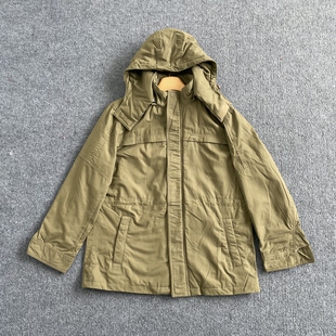 C7210工装连帽中款收腰外套 夹棉休闲防风棉服户外运动外搭