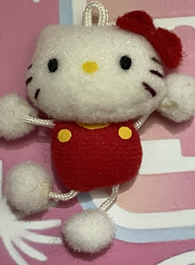 hollekitty迷你毛绒挂件可爱吊脚包挂饰趣味手机钥匙扣送朋友礼物