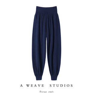 裤 纯羊绒裤 型 休闲灯笼裤 子女外穿宽松 一定要收 非常难遇