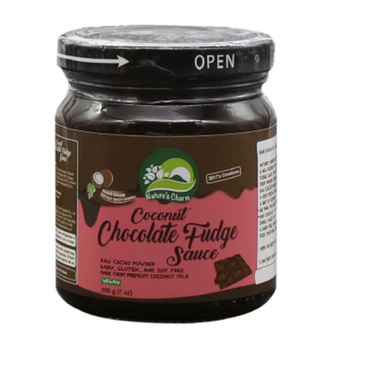 Nature‘s Charm Coconut Chocolate Sauce泰国纯素椰子巧克力酱