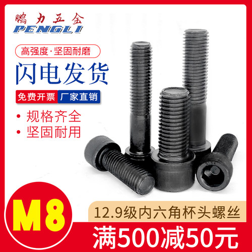 高强度内六角圆柱头螺丝