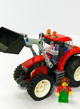 （二手）LEGO乐高60287红色农用拖拉机城市系列益智玩具绝版好物