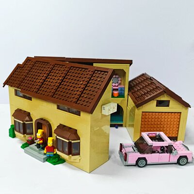 （二手）LEGO正品乐高71006辛普森一家辛普森的家庭房子积木玩具