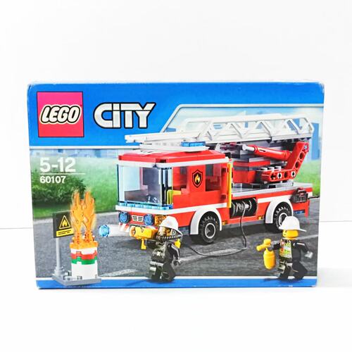 （二手）乐高LEGO正品 拼插积木孩子玩具 云梯消防车60107