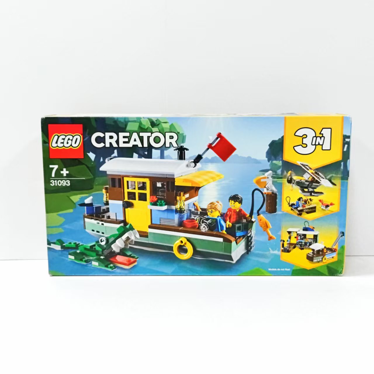 （二手）LEGO乐高创意creator系列31093河畔船屋小颗粒积木 - 实物图