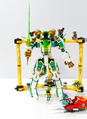 （二手）LEGO乐高悟空小侠80053龙小娇白龙战斗机甲儿童益智拼搭