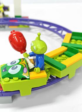 （二手）LEGO乐高巴斯光年10771玩具总动员4疯狂过山车三眼仔