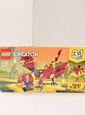 （二手）益智拼插玩具乐高Lego 31073创意三合一系列 神秘怪兽