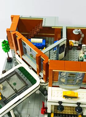 （二手）LEGO乐高10264街角汽车维修站修车铺 创意系列男女街景