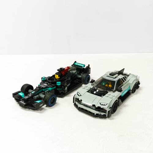 （二手）正品LEGO乐高76909梅赛德斯奔驰双车 speed超级赛车