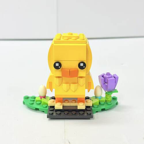 （二手）LEGO乐高40350复活节小鸡方头仔男女孩益智拼搭积木玩具