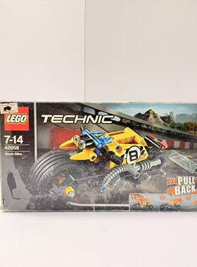 （二手）乐高LEGO积木 42058 科技机械Technic 特技摩托 回力车