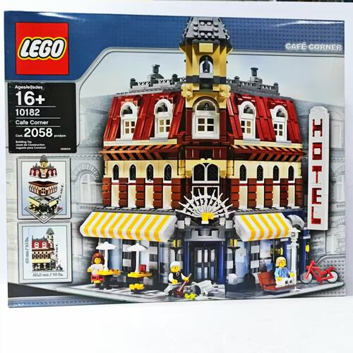 （二手）乐高 LEGO 10182 城市经典街景转角咖啡厅店