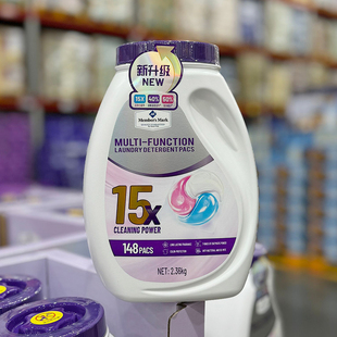 会员店 MM多效洗衣凝珠 一盏日光茶2.36KG(148颗)超市代购