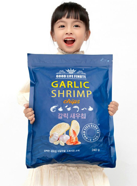 MM会员店代购GOOD LIFE FINUTE趣莱福韩国进口蒜味虾片300g大包