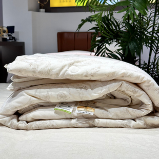 高端A类棉麻可机洗春秋被四季 被一体被大豆纤维抗菌空调被水洗棉
