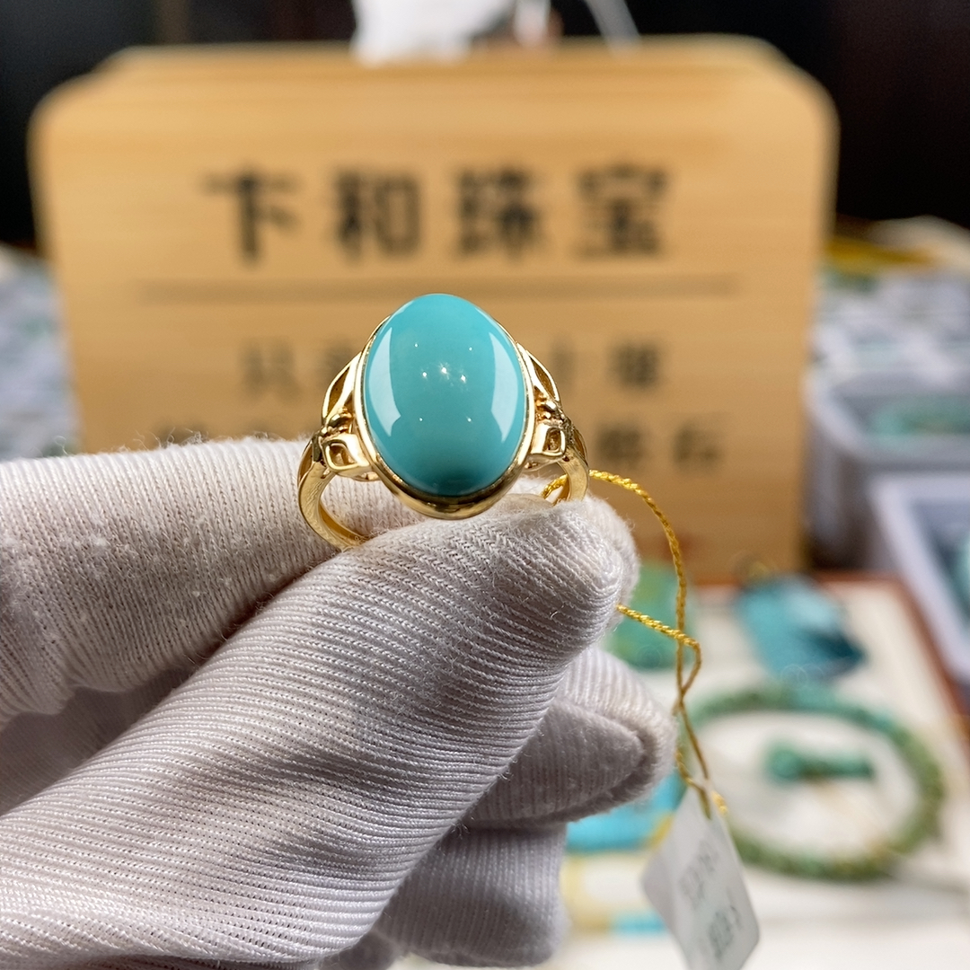 皇家蓝18k戒指