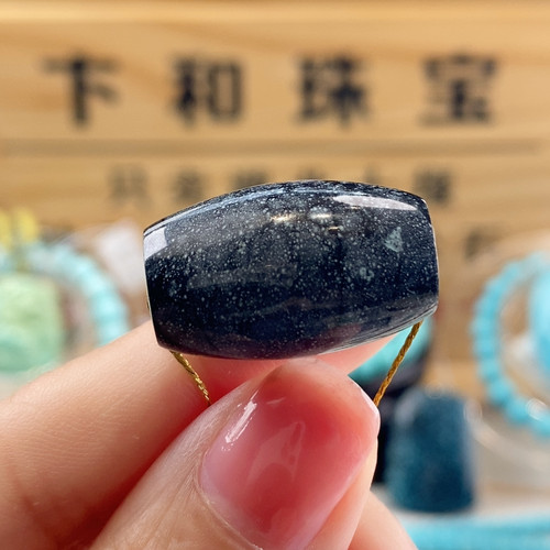 乌兰花玉化桶珠 卡15/24.8