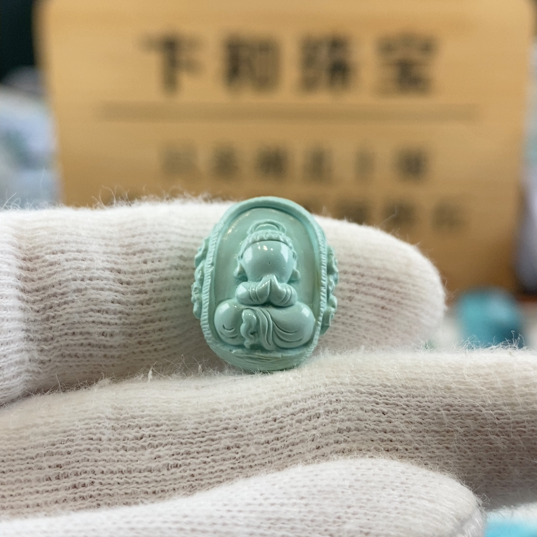 苹果绿玉化无相佛