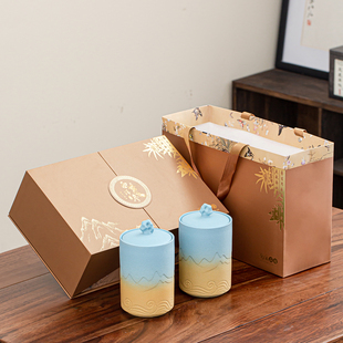 高端西洋参片粉礼盒空盒250克400克切片高丽参包装礼品盒新款批发