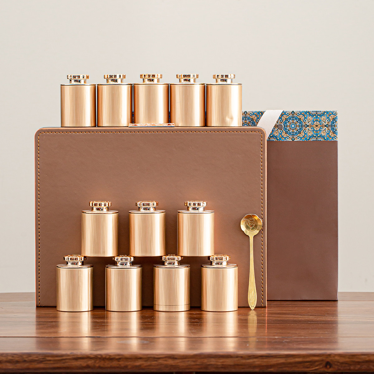 新款滋补保健品礼盒空盒通用小罐切片西洋参高丽参包装礼品盒批发