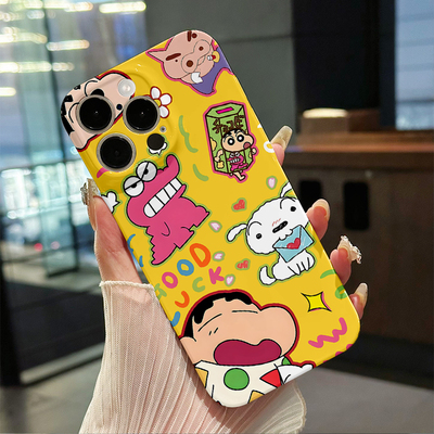 卡通恐龙跟一休适用iPhone16/15promax手机壳华为mate70畅玩60小米15vivos20iQOO12软菲林苹果14/13硬红米k80