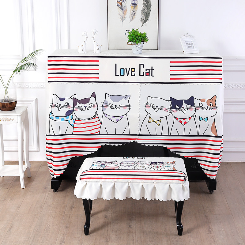 钢琴罩全罩高档公主钢琴防尘保护罩简约北欧风格通用百搭中开设计,居家布艺,钢琴罩,淘宝优惠券,粉丝福利购,淘宝优惠卷