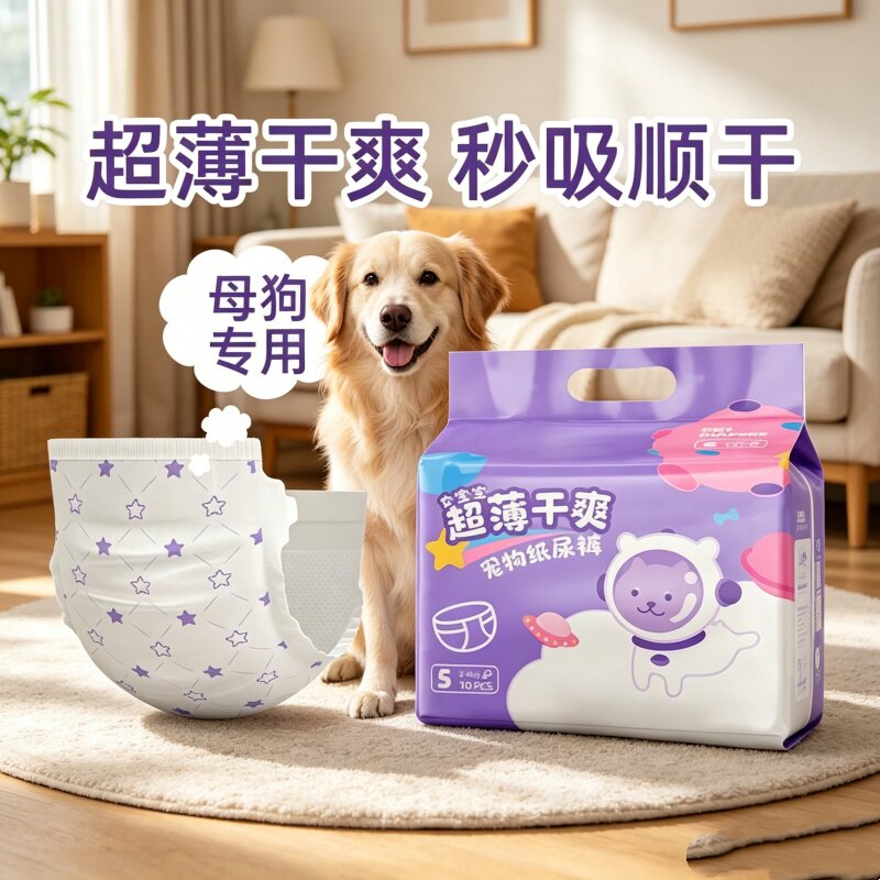 宠物生理裤狗狗纸尿裤尿不湿加厚尿垫姨妈巾母狗公狗尿布泰迪经期