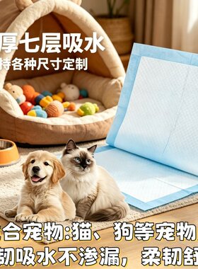 狗狗尿垫竹炭加厚除臭防漏宠物尿片吸尿纸一次性锁水快干大码优款