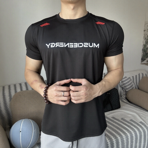 Light Weight新款速干短袖T恤夏季男超轻凉感透气高弹抗皱健身衣