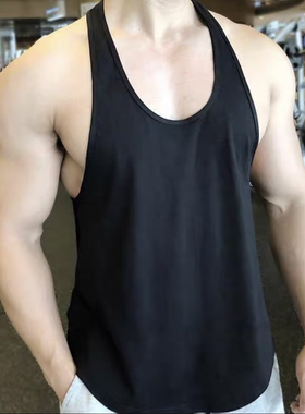 Light Weight运动健身工字背心速干显大美式训练坎肩撸铁跑步上衣