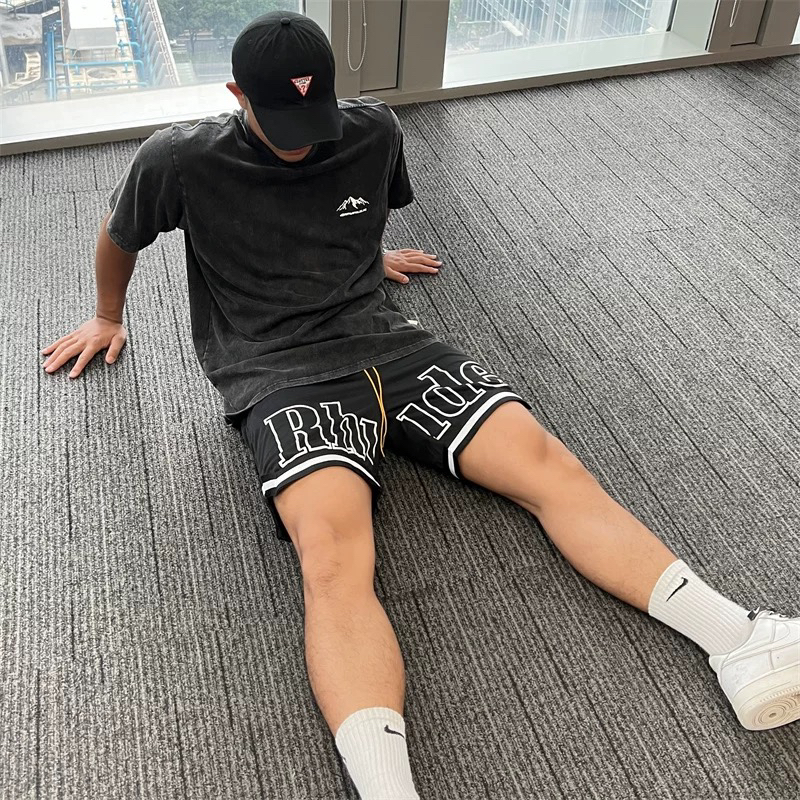 Light Weight夏季美式篮球短裤运动健身速干五分裤宽松四分裤男士
